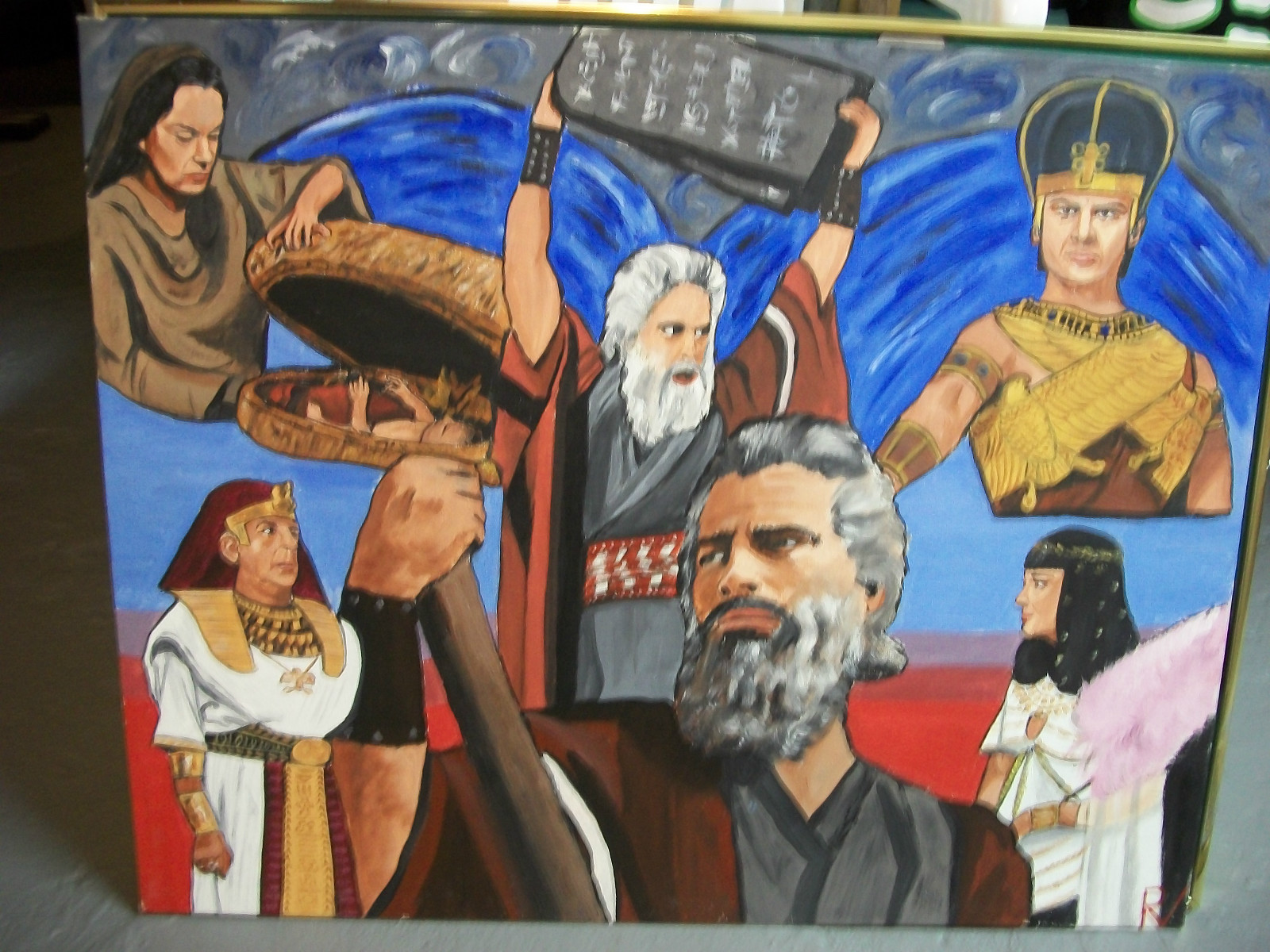 Ten Commandments an original painting Ten Commandments an original painting