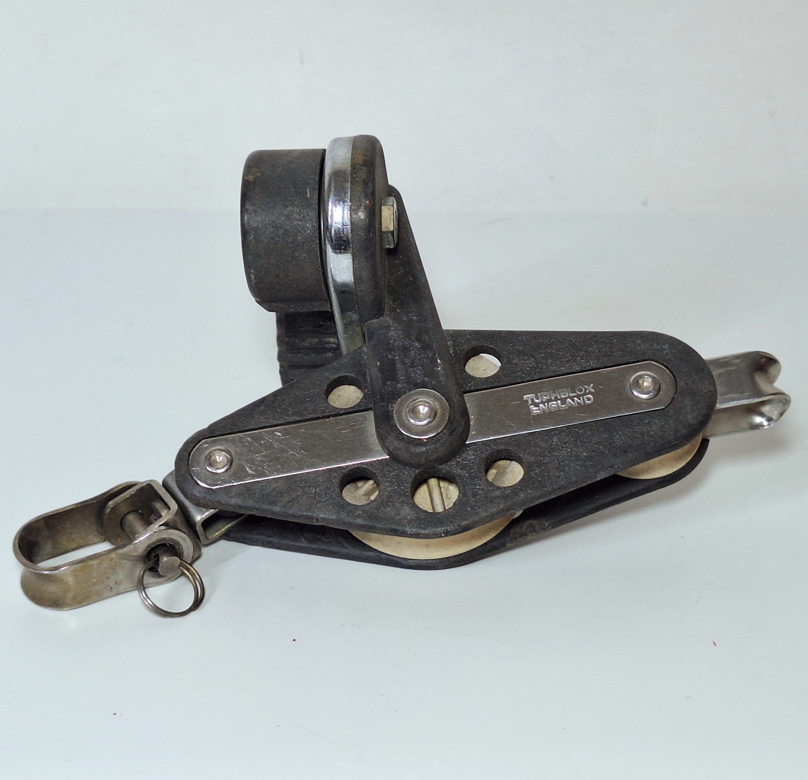 BARTON Marine TUPHblox sailboat fiddle block with cam cleat - Made in England