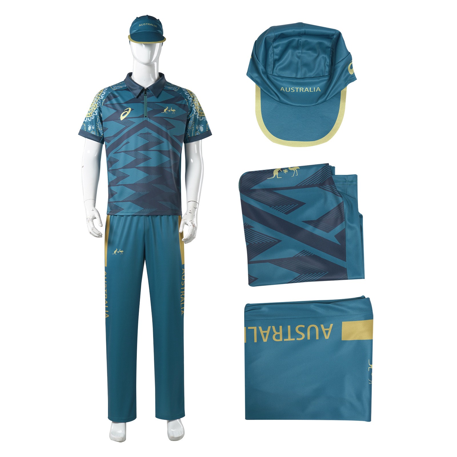 2026 Raygun Costume Australian Breakdancer Dancer Cosplay Sportswear Uniform Hat