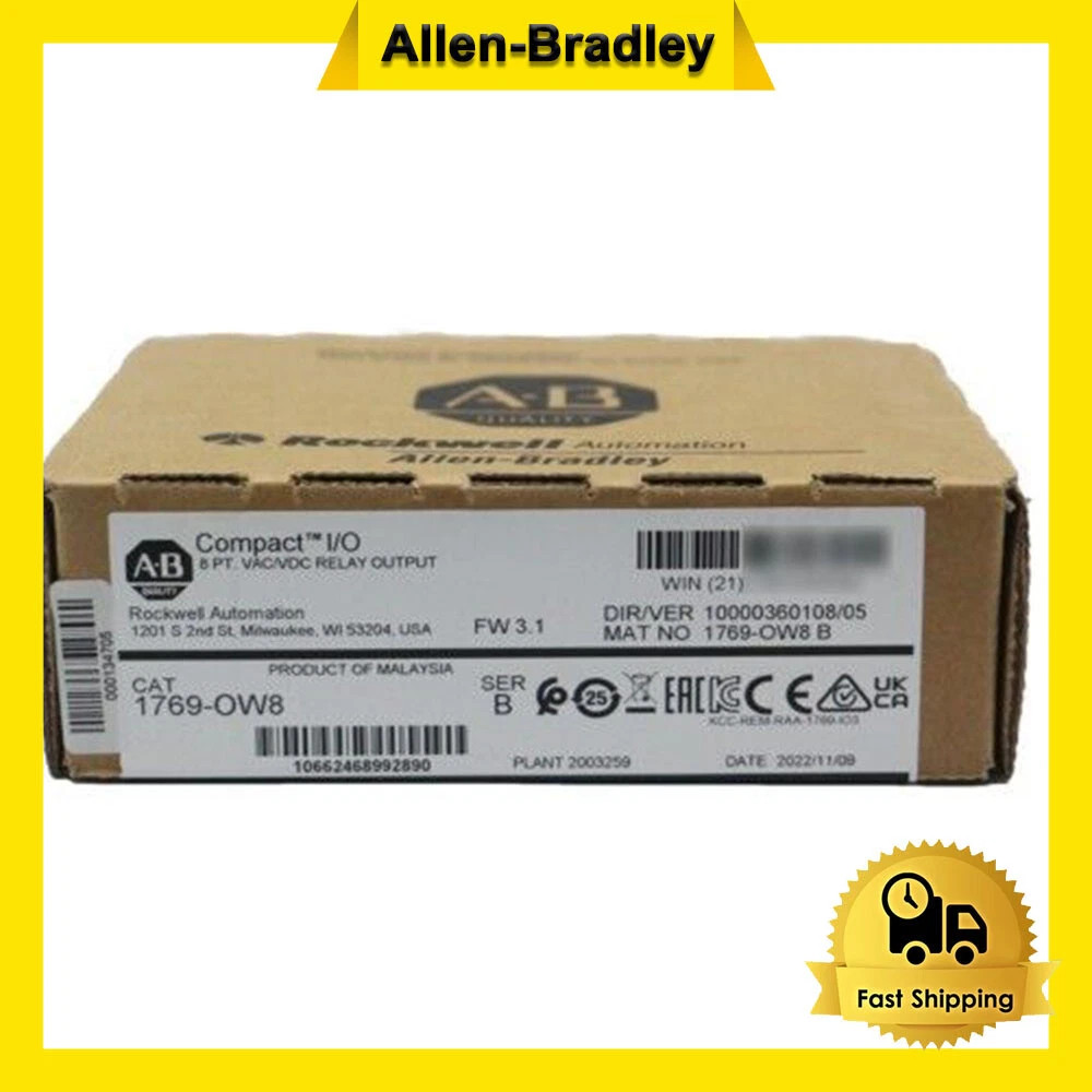 New in box Sealed ALLEN-BRADLEY 1769-OW8 /1769OW8 SER B , FW 3.1 , MFD 2015 New in box Sealed ALLEN-BRADLEY 1769-OW8 /1769OW8 SER B , FW 3.1 , MFD 2015