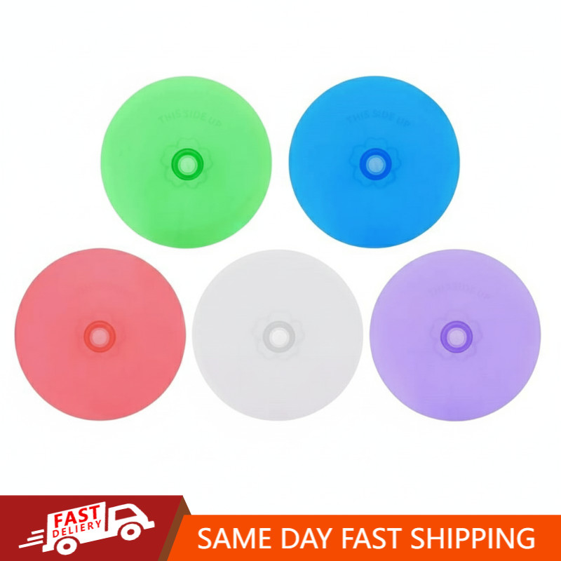 5PCS Mason Jar Fermenting Lid Silicone Waterless Airlock Auto Vent Mold Free US