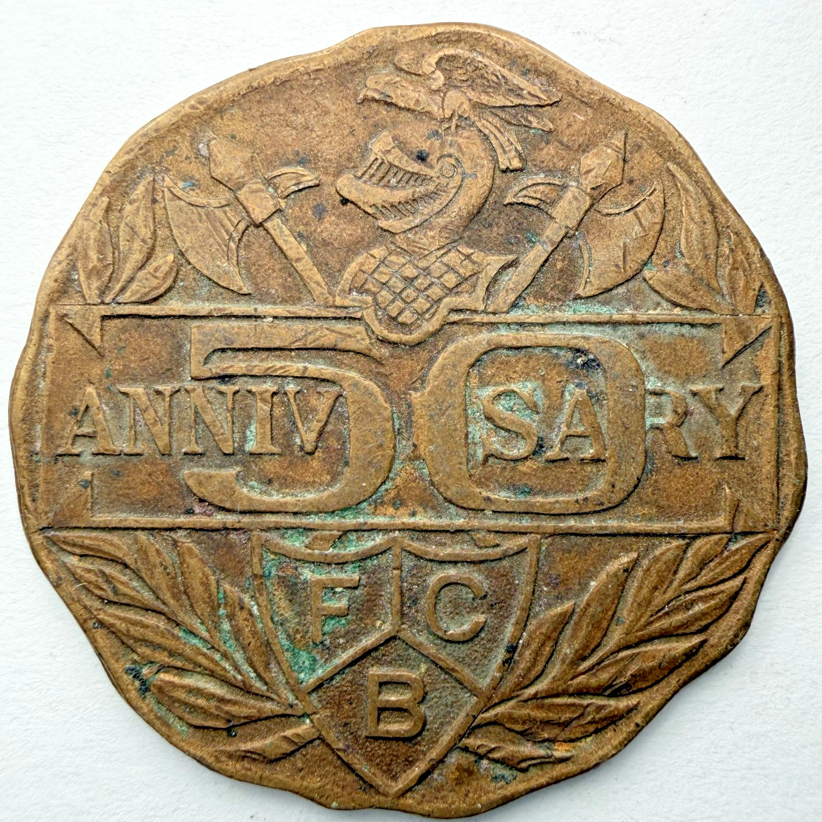 1914 50th anniversary of Knights Of Pythias Golden Jubilee Medal