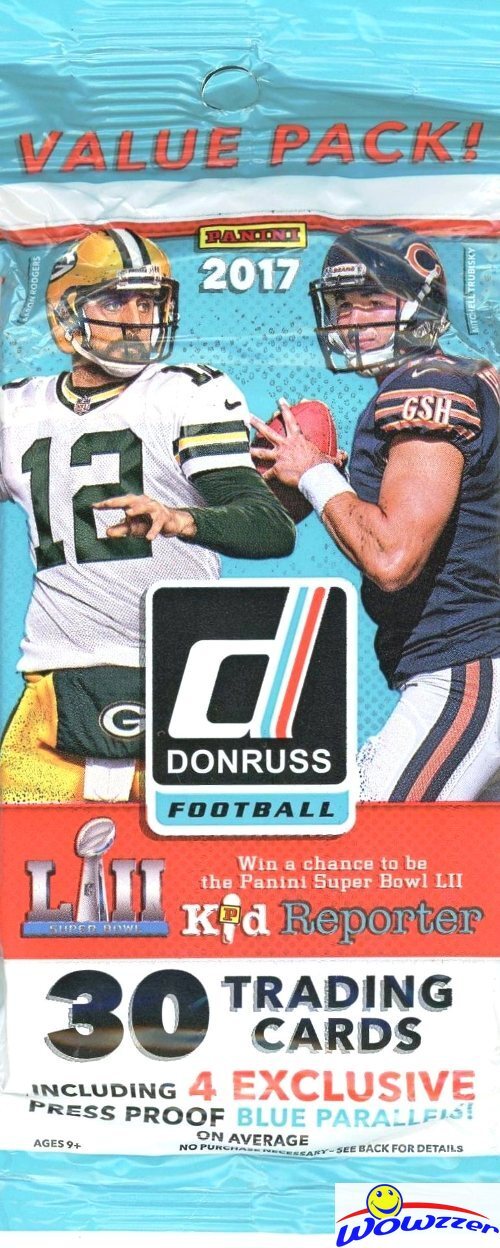 2017 Donruss Football HUGE Factory Sealed Jumbo Fat Pack-30 Cards MAHOMES RC YR