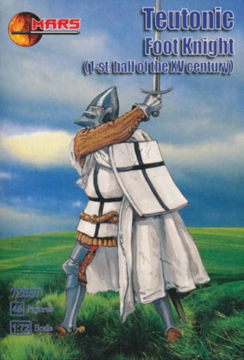 MARS  1:72 SET 72057 MEDIEVAL TEUTONIC FOOT KNIGHT EARLY XV CENTURY- GRAY
