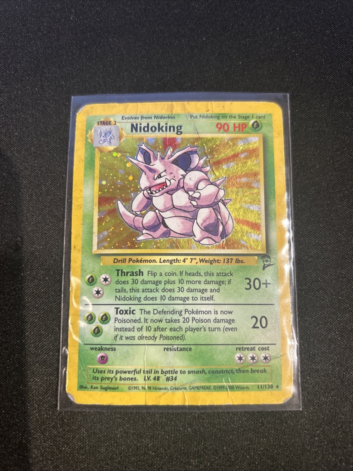 Nidoking 011/130 Base Set 2 Holo Nidoking 011/130 Base Set 2 Holo