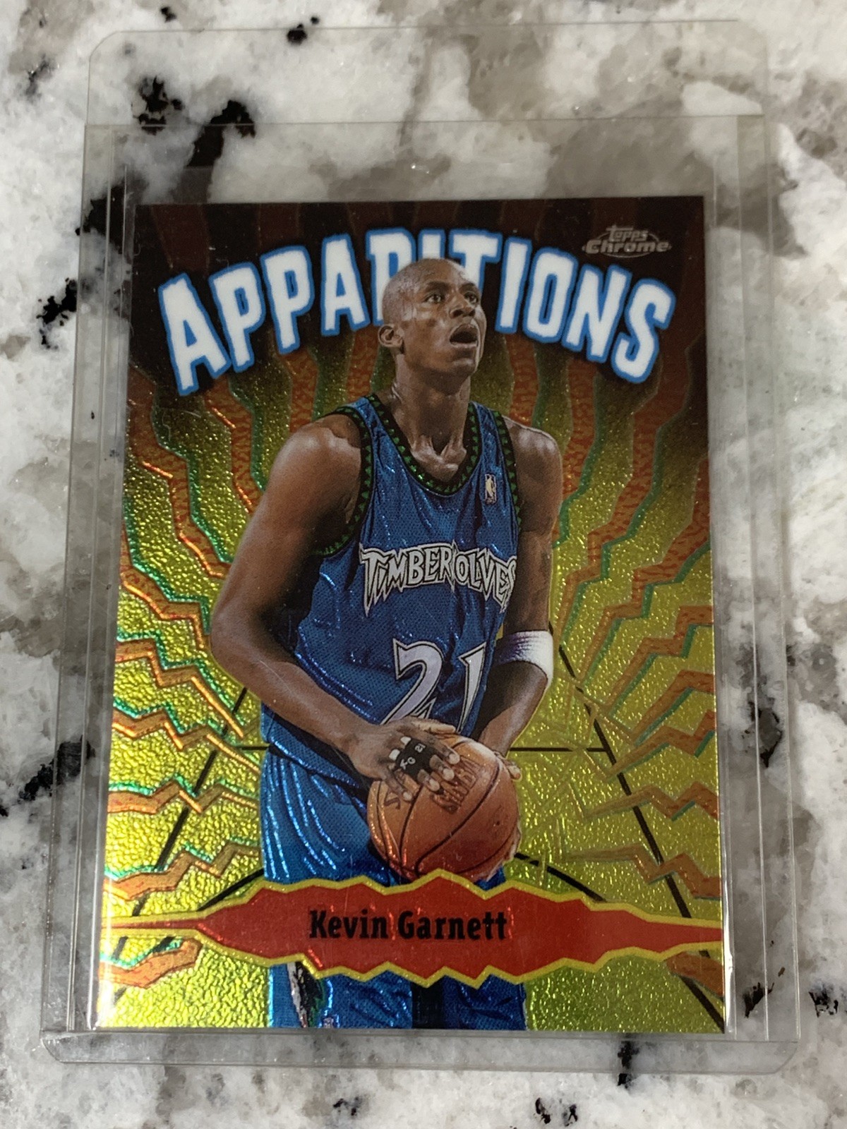 1998-99 Topps Chrome Kevin Garnett Apparitions #A12 Insert Timberwolves HOF