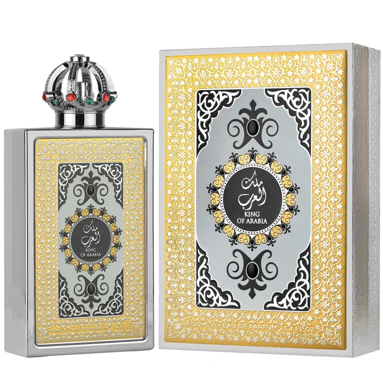 Lattafa Men\'s Pride King Of Arabia EDP Spray 3.4 oz Fragrances 6290362346104