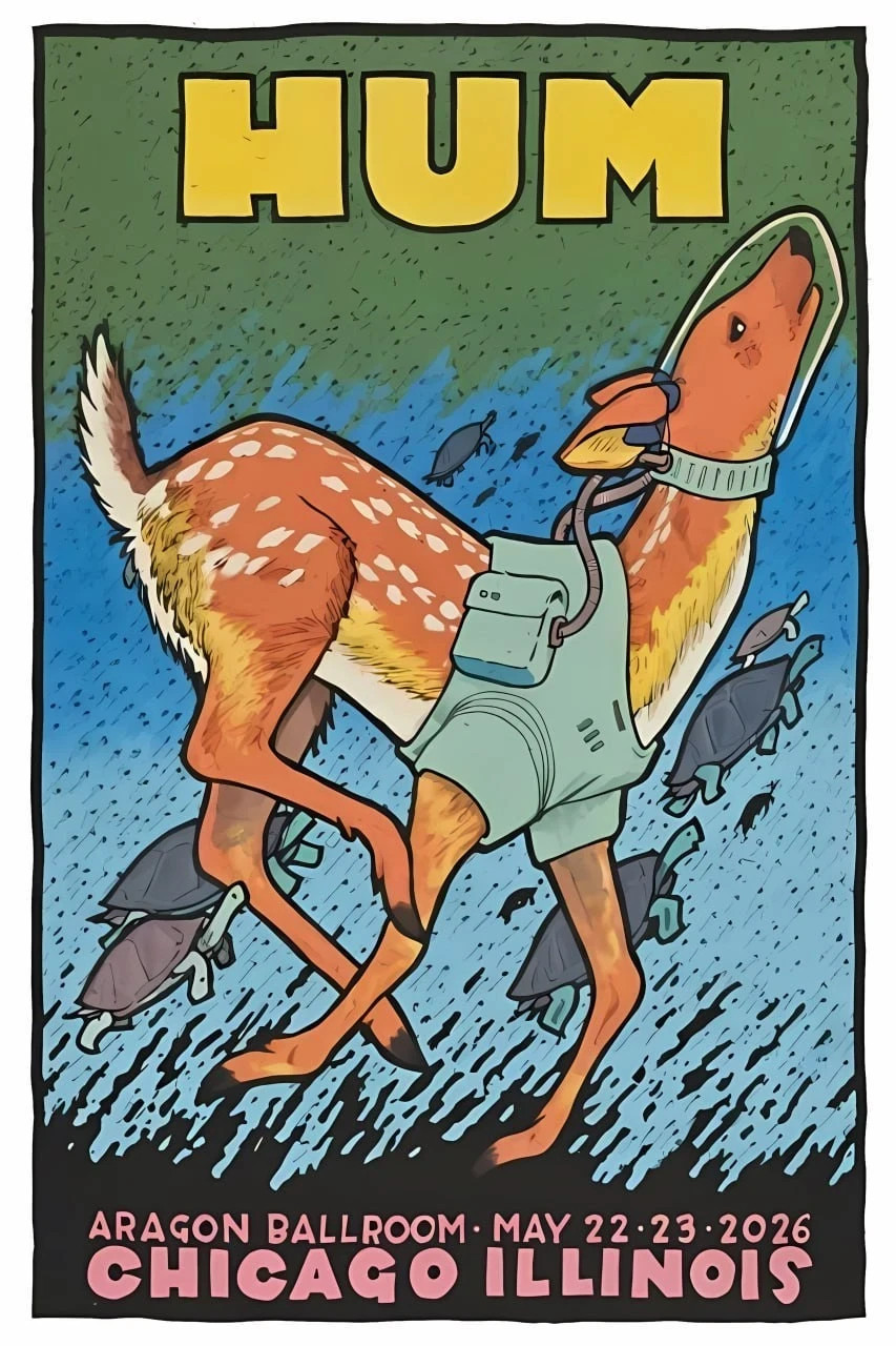 SALE HUM Chicago IL May 22-23 2026 Concert Poster