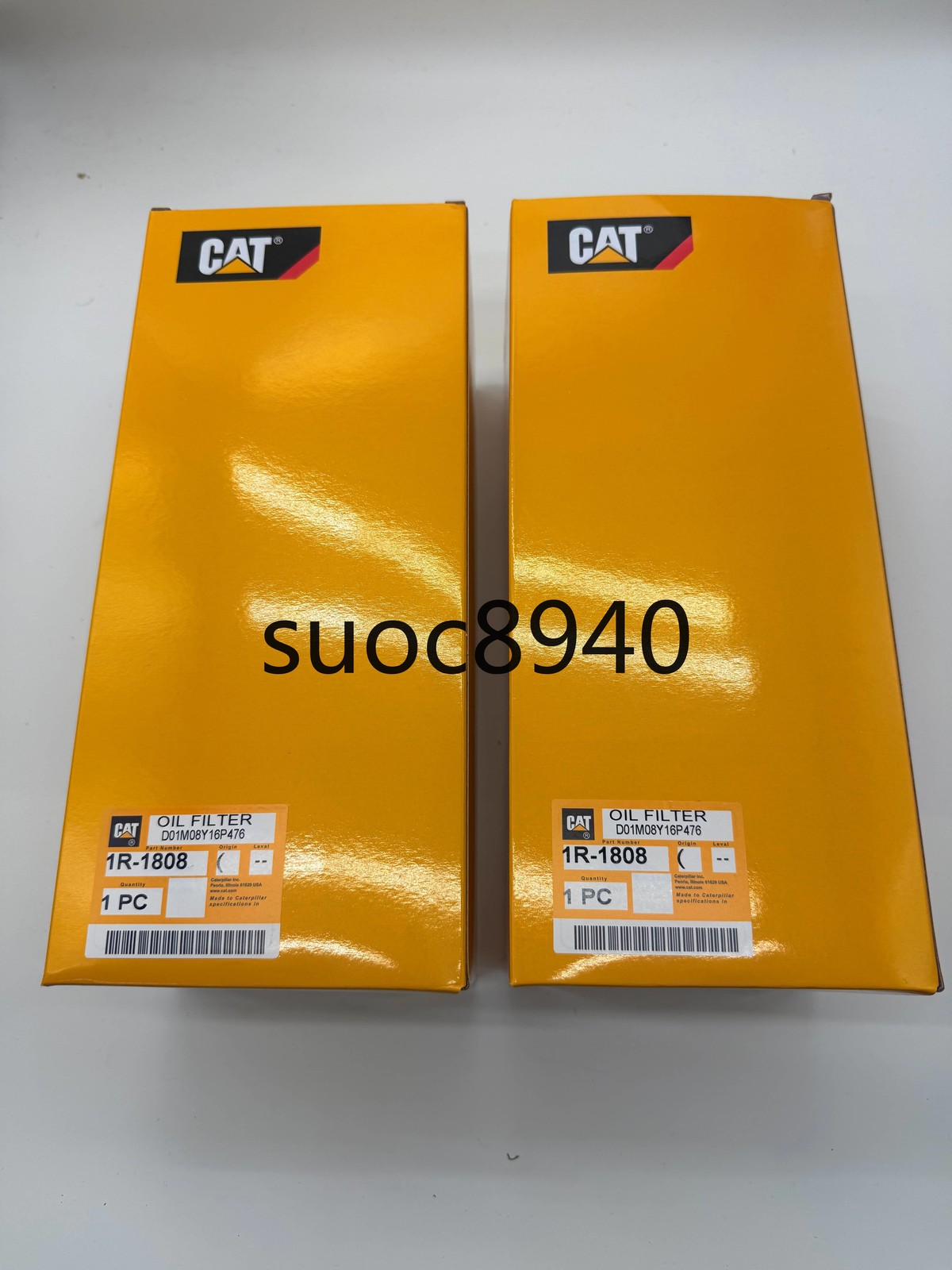 2pcs Caterpillar 1R1808 Engine Oil Filter 3406 C15 Genuine Advanced Efficiency 2pcs Caterpillar 1R1808 Engine Oil Filter 3406 C15 Genuine Advanced Efficiency
