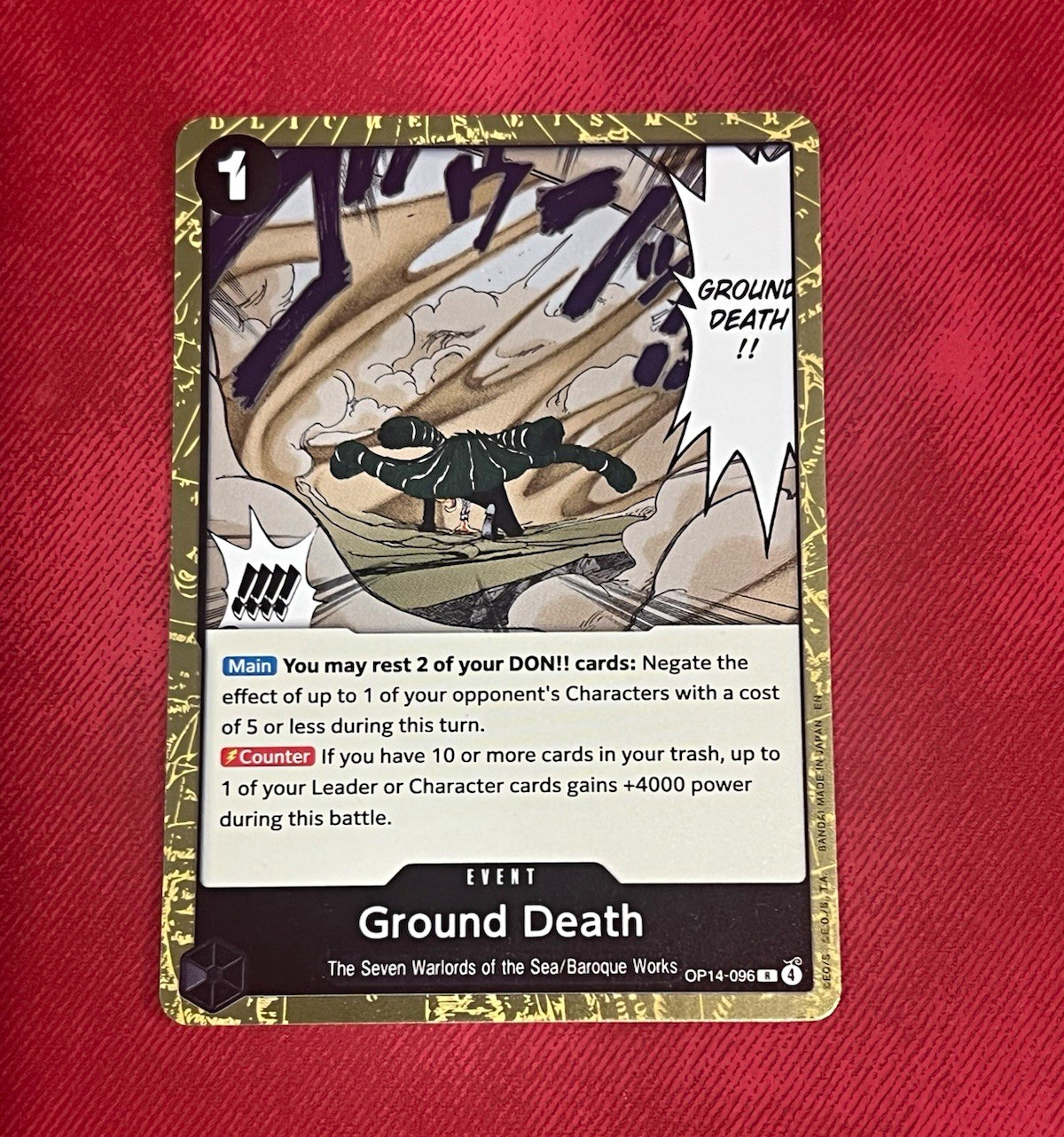 One Piece Card Game Ground Death Event OP14-096 One Piece Card Game Ground Death Event OP14-096