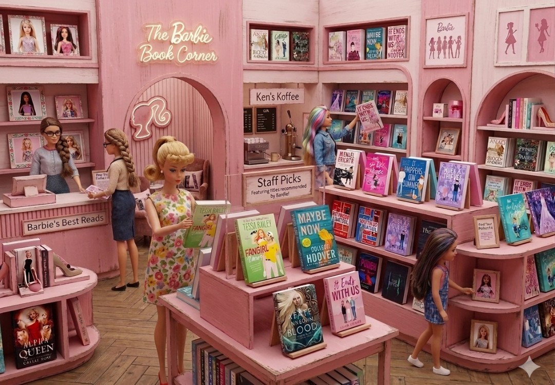 miniature dollhouse lot 50 Random 1:6 Size Books. Furniture Doll Not Included