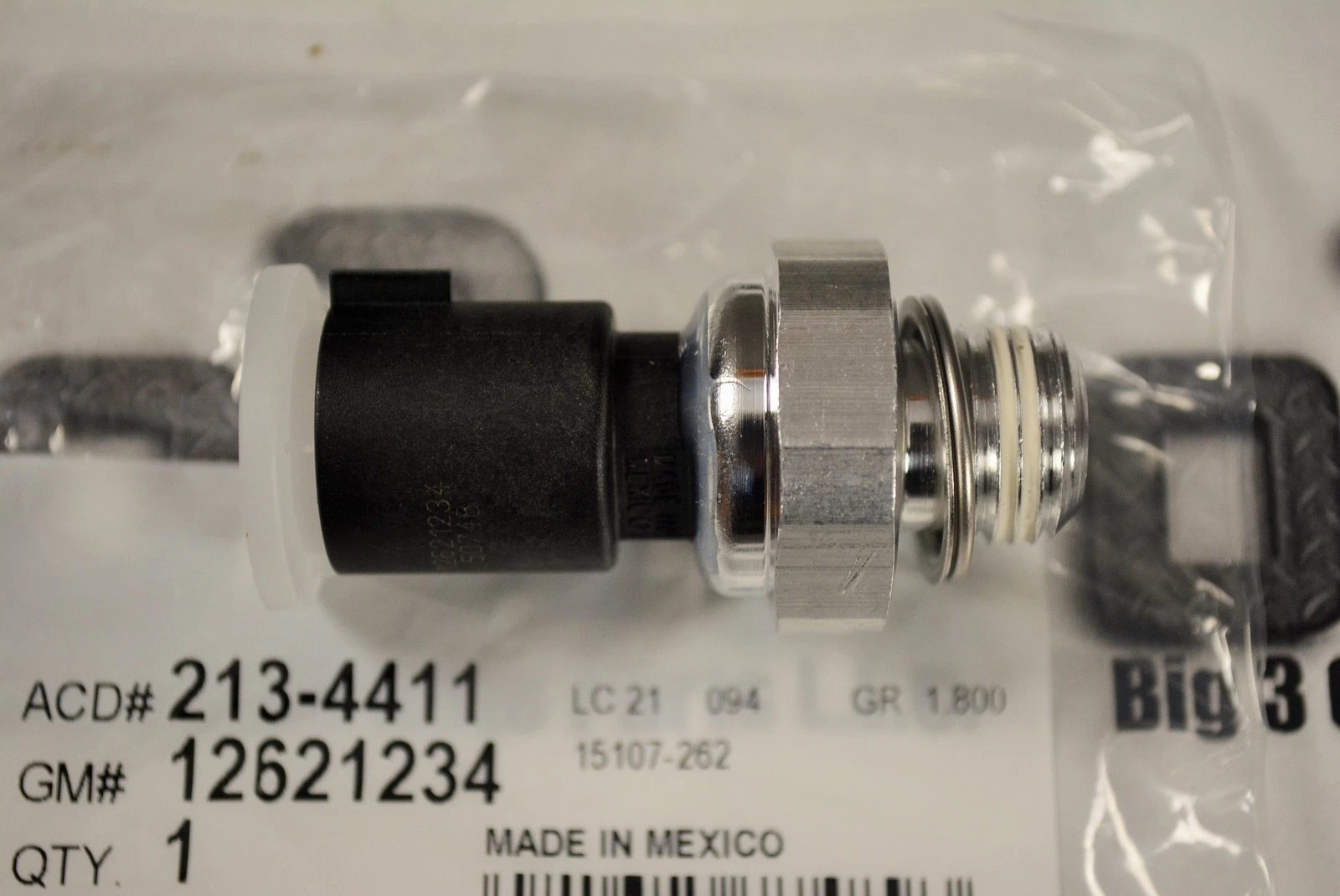 213-4411 Pontiac G8 GMC Yukon Oil Pressure Sensor Switch GM OEM 12673134 ACDelco