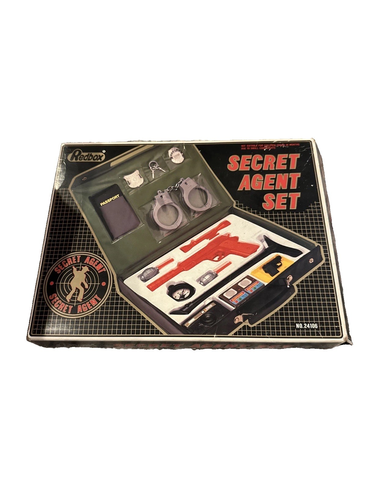 Redbox Secret Agent Set No. 24106 With Box Complete Hong Kong Water Camera Pass Redbox Secret Agent Set No. 24106 With Box Complete Hong Kong Water Camera Pass