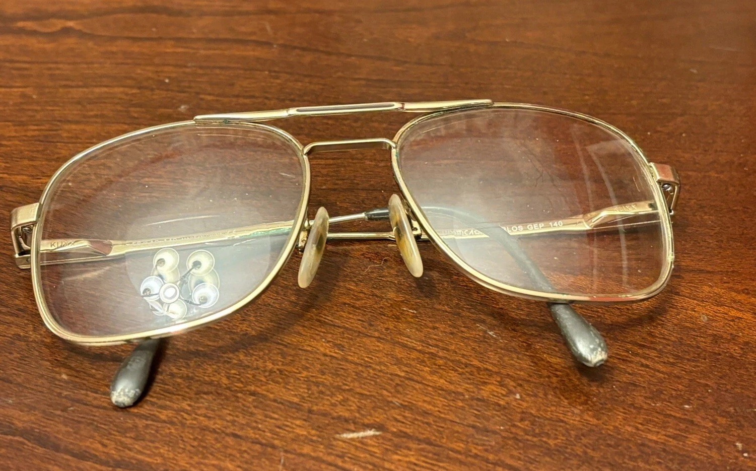 Luxottica Carlos Eyeglasses Frames Aviator Full Rim Square 56-18-140 Glasses Luxottica Carlos Eyeglasses Frames Aviator Full Rim Square 56-18-140 Glasses