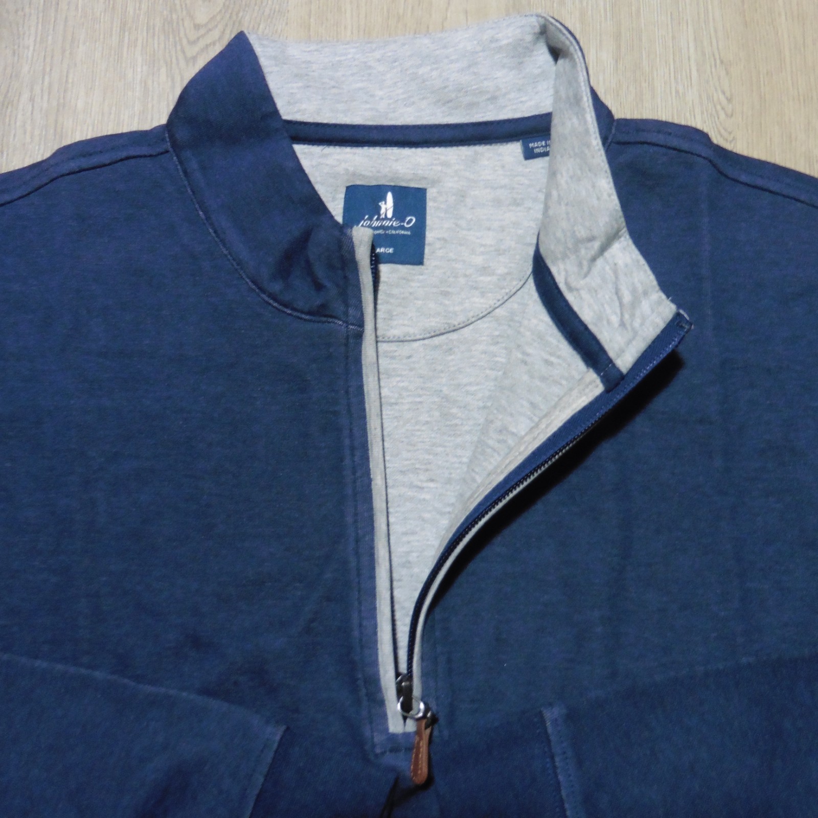JOHNNIE-O Mens L LARGE PULLOVER SULLY 1/4 ZIP GOLF NAVY BLUE SWEATSHIRT SWEATER JOHNNIE-O Mens L LARGE PULLOVER SULLY 1/4 ZIP GOLF NAVY BLUE SWEATSHIRT SWEATER