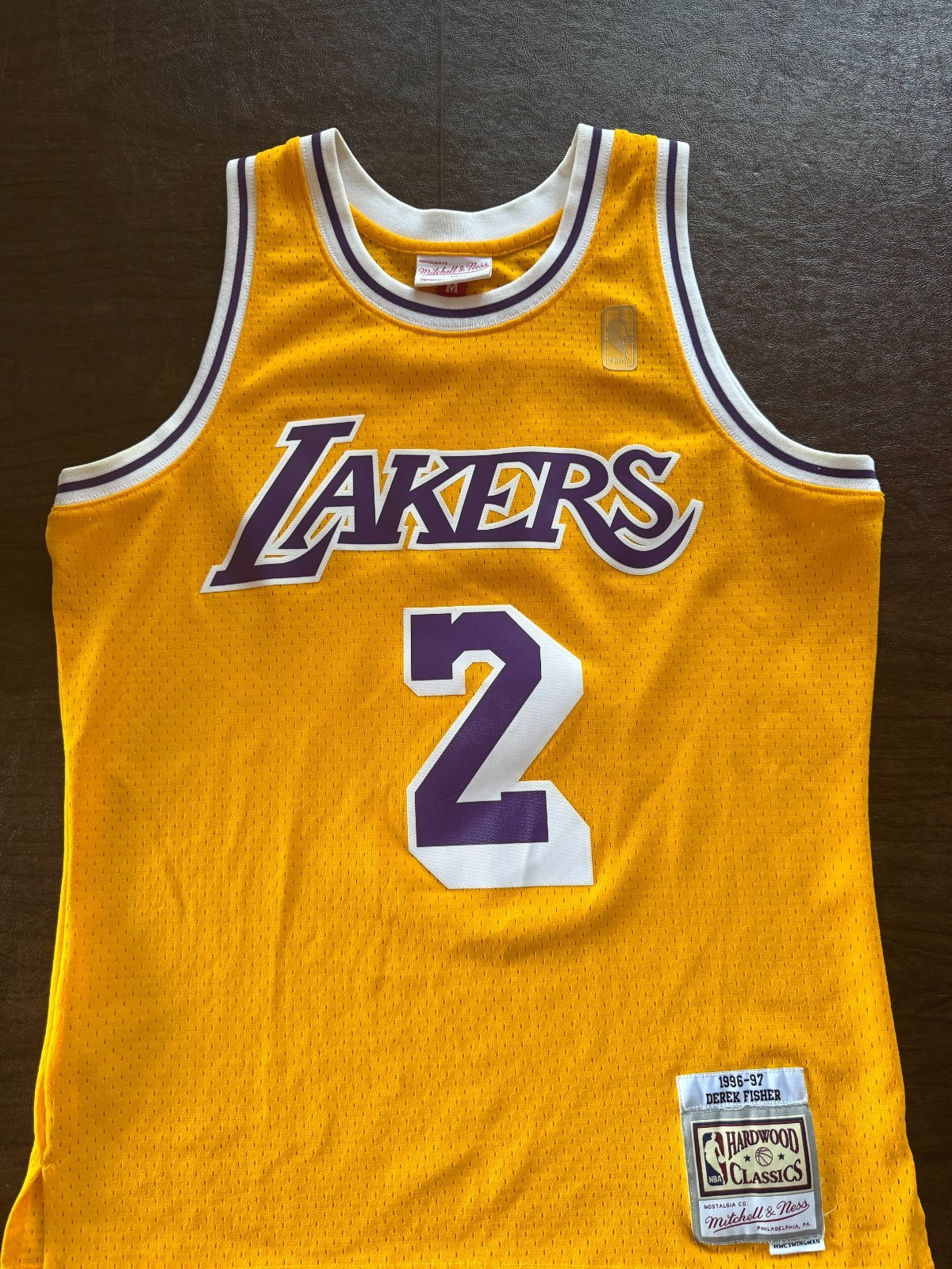 Mitchell and Ness 1996-1997 Derek Fisher Swingman Jersey Mitchell and Ness 1996-1997 Derek Fisher Swingman Jersey
