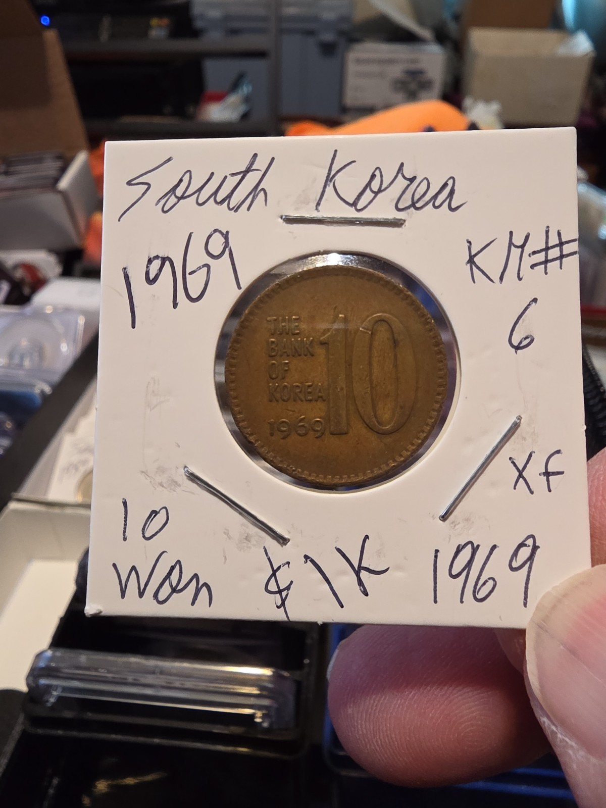 1969 South Korea (Republic of Korea) 10 Won - Uncirculated - 