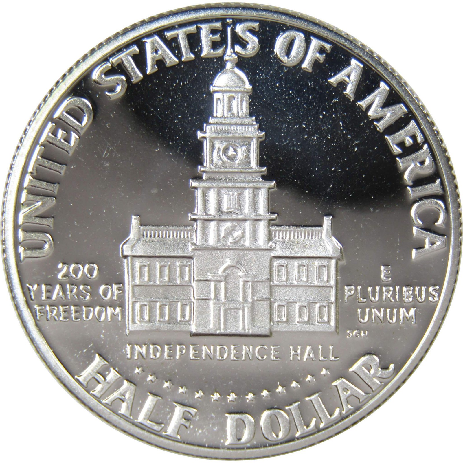 1976 S Kennedy Bicentennial Silver Half Dollar Proof 50c Coin
