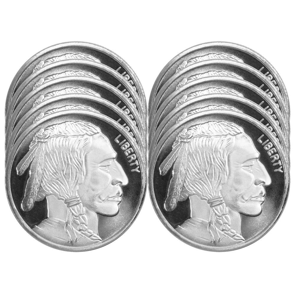 1 oz Siver Round Buffalo (Tube of 10) .999 Fine Siver