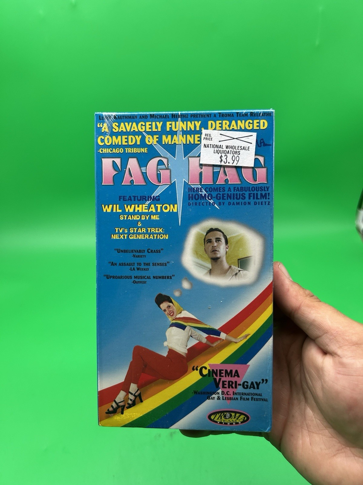Vintage Offensive Deranged Cult Comedy Veri-gay Musical Fag Hag VHS New Sealed