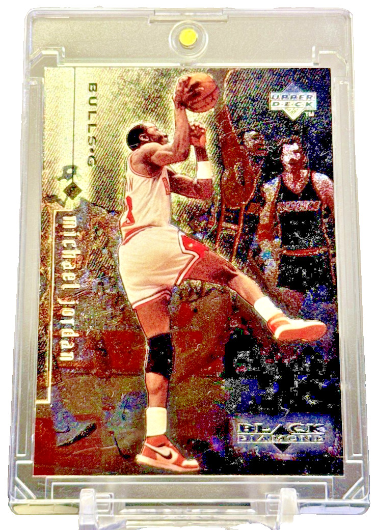 MICHAEL JORDAN 1998-99 Upper Deck Black Diamond FOIL #1 Chicago Bulls HOF 🔥📈