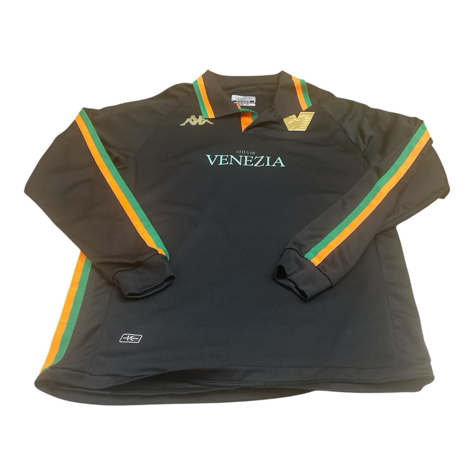Preowned Kappa Venezia FC Longsleeve Coller Shirt Size Large R1 Preowned Kappa Venezia FC Longsleeve Coller Shirt Size Large R1