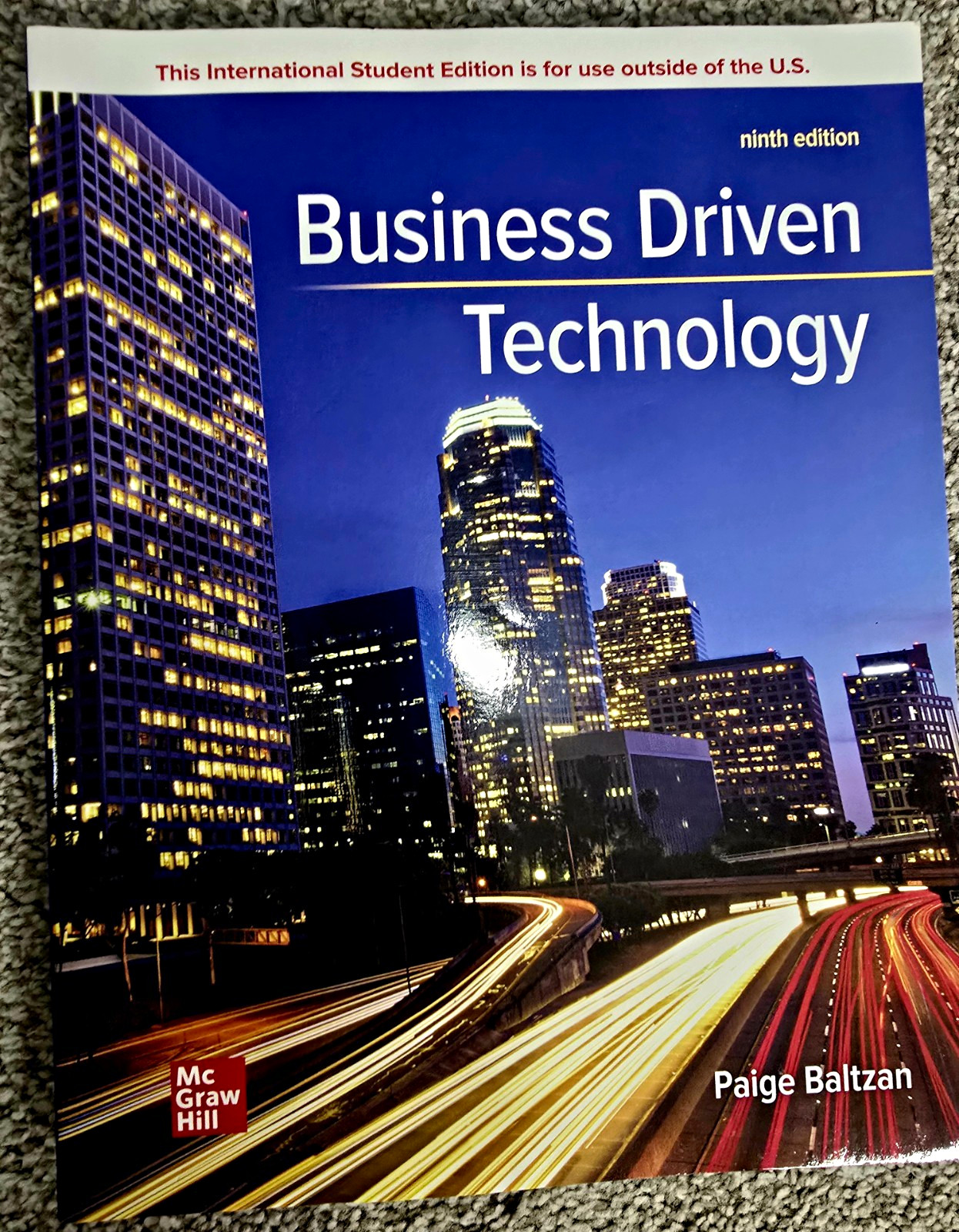Paige Baltzan Business Driven Technology 9th Ed Paperback 2019 McGraw Hill Intl Paige Baltzan Business Driven Technology 9th Ed Paperback 2019 McGraw Hill Intl