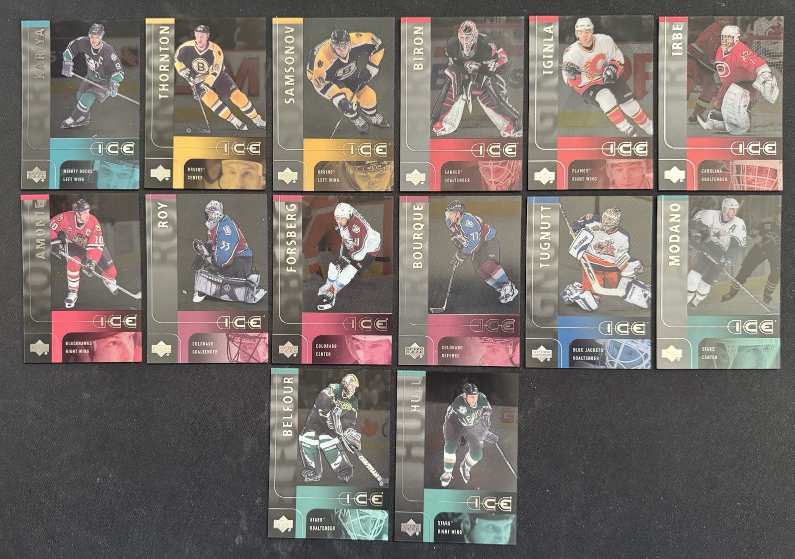 2001-02Upper Deck NHL ICE Insert 1-42 Set 2001-02Upper Deck NHL ICE Insert 1-42 Set
