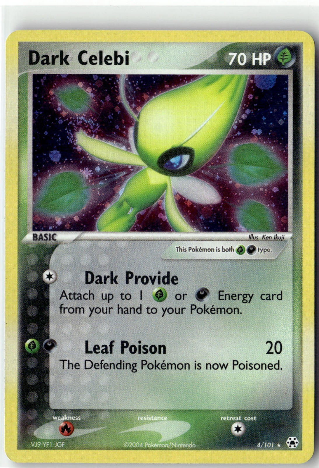 Dark Celebi Holo Rare EX Hidden Legends 4/101 NM Dark Celebi Holo Rare EX Hidden Legends 4/101 NM