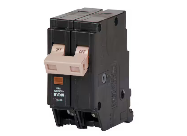 Eaton CHF240 Circuit Breaker 2 Pole 40 Amp 120/240V W/Trip Indicator New Eaton CHF240 Circuit Breaker 2 Pole 40 Amp 120/240V W/Trip Indicator New