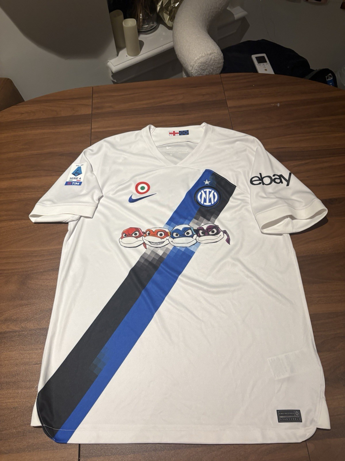 Alessandro Bastoni Inter Milan Nike 23/24 Away Jersey Men\'s Size L DX2688-101 Alessandro Bastoni Inter Milan Nike 23/24 Away Jersey Men\'s Size L DX2688-101