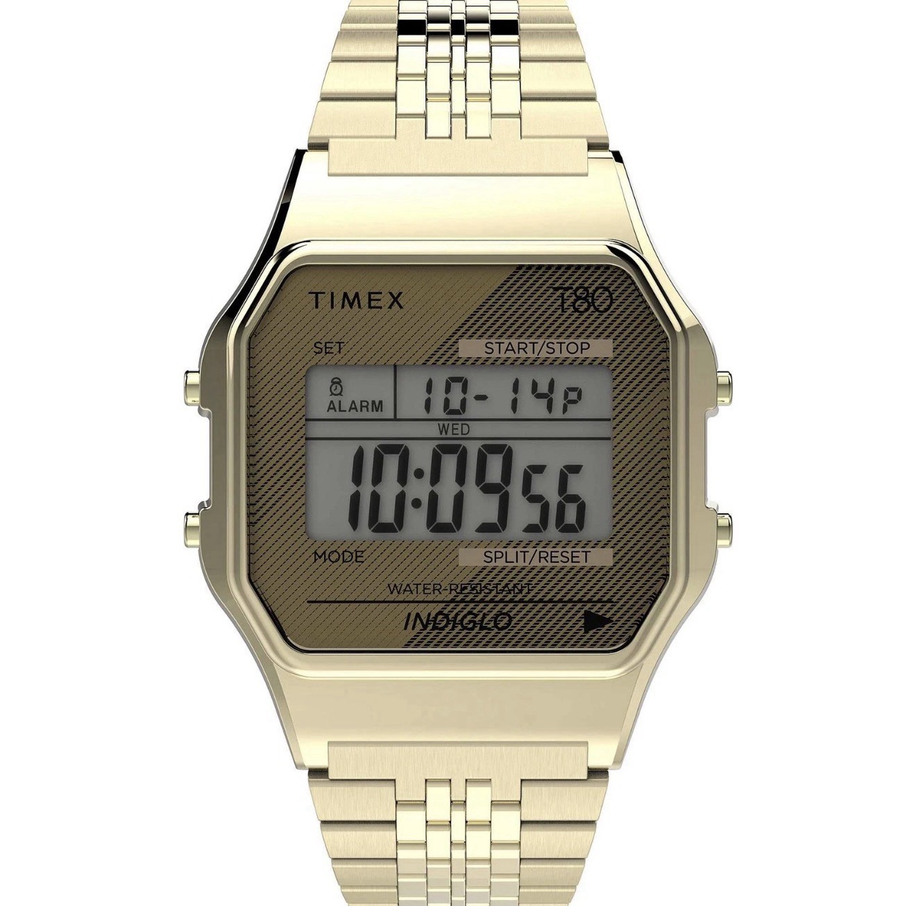 Timex T80 Retro Bracelet Watch 34mm Water Resistant TW2R79200 Timex T80 Retro Bracelet Watch 34mm Water Resistant TW2R79200