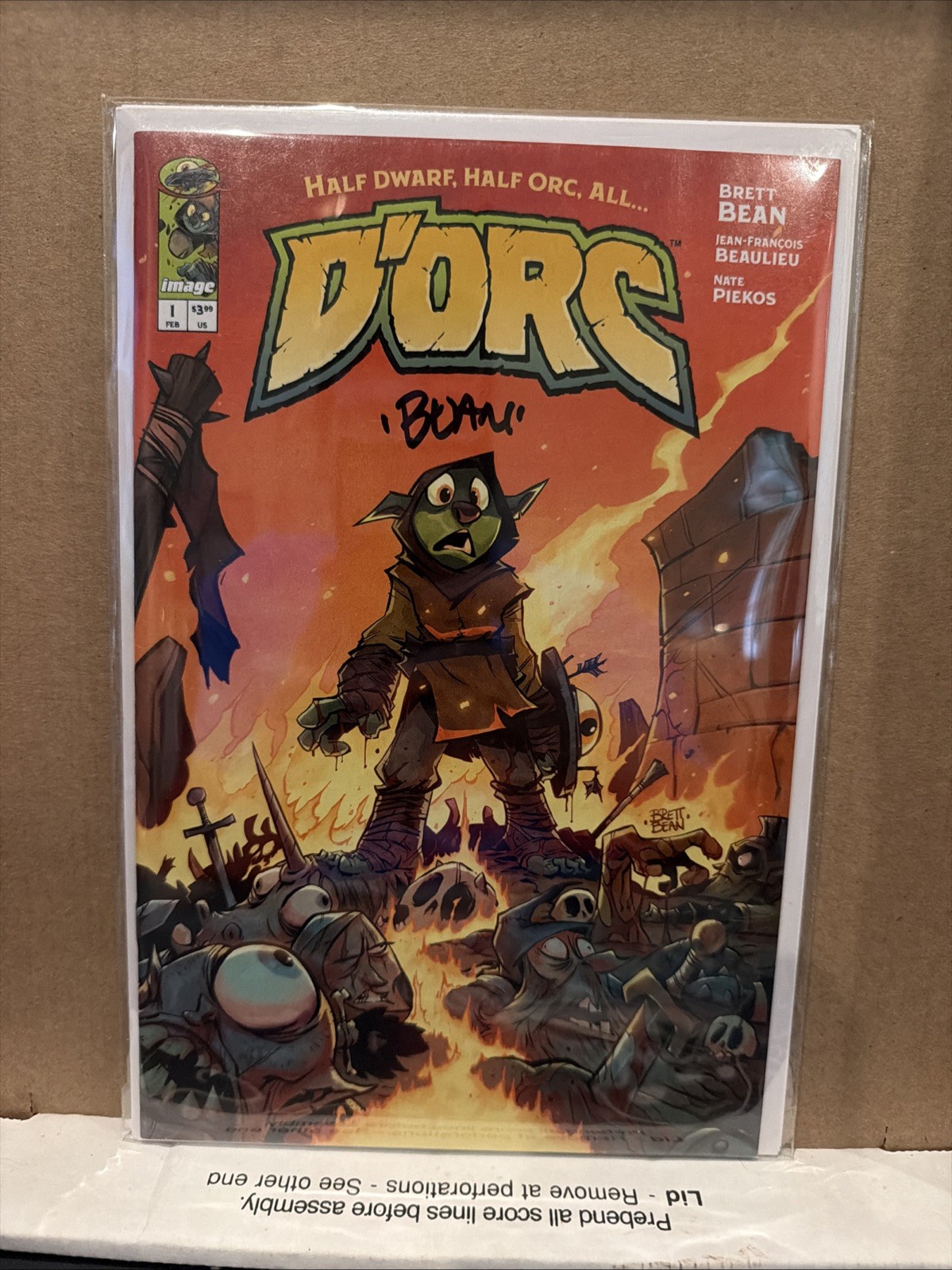 D'orc #1 A Cover 1st Print 2026 Mint Shipped Top Loaded (Signed by Brett Bean) D'orc #1 A Cover 1st Print 2026 Mint Shipped Top Loaded (Signed by Brett Bean)