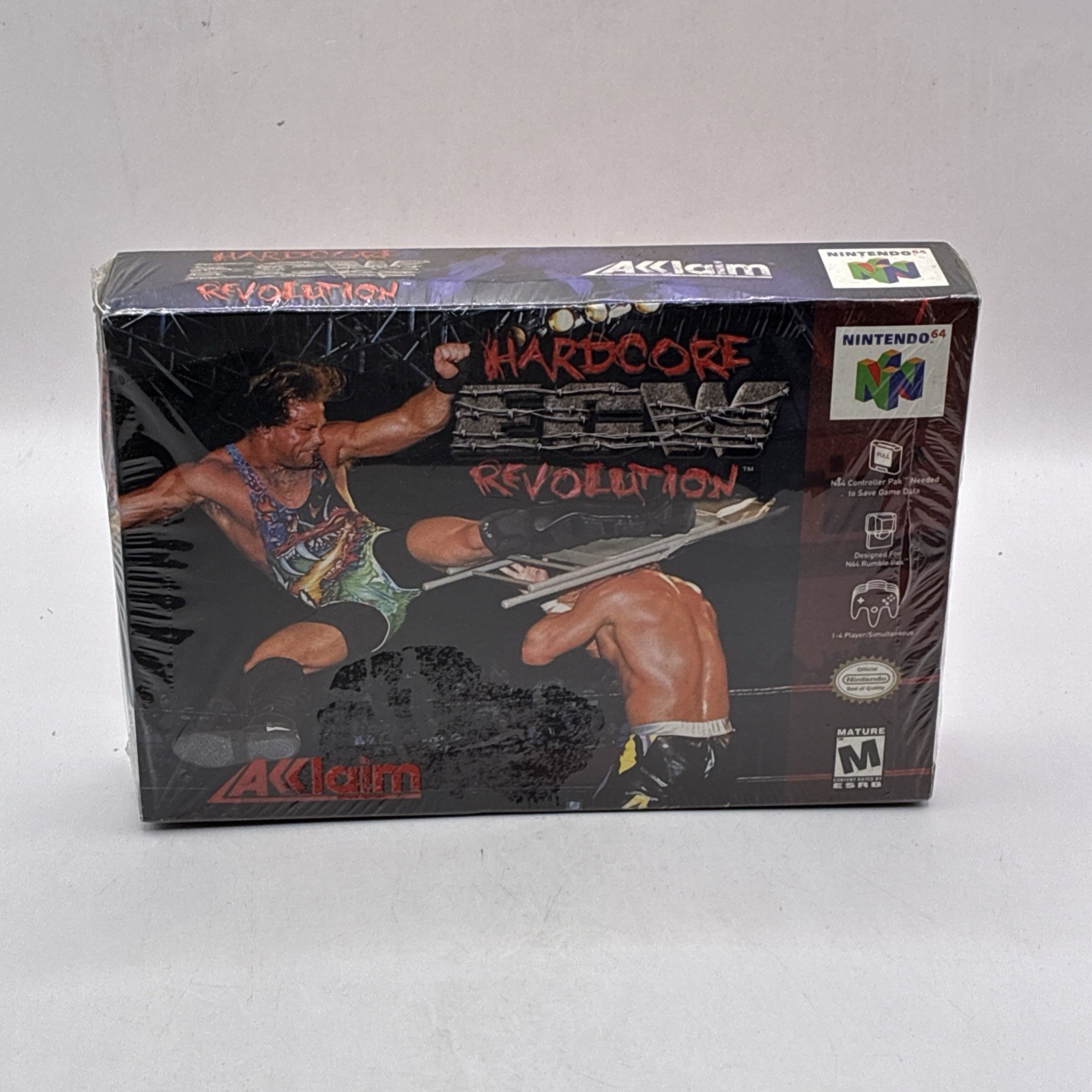 ECW: Hardcore Revolution (Nintendo 64, 2000) Brand New Sealed Rare ECW: Hardcore Revolution (Nintendo 64, 2000) Brand New Sealed Rare