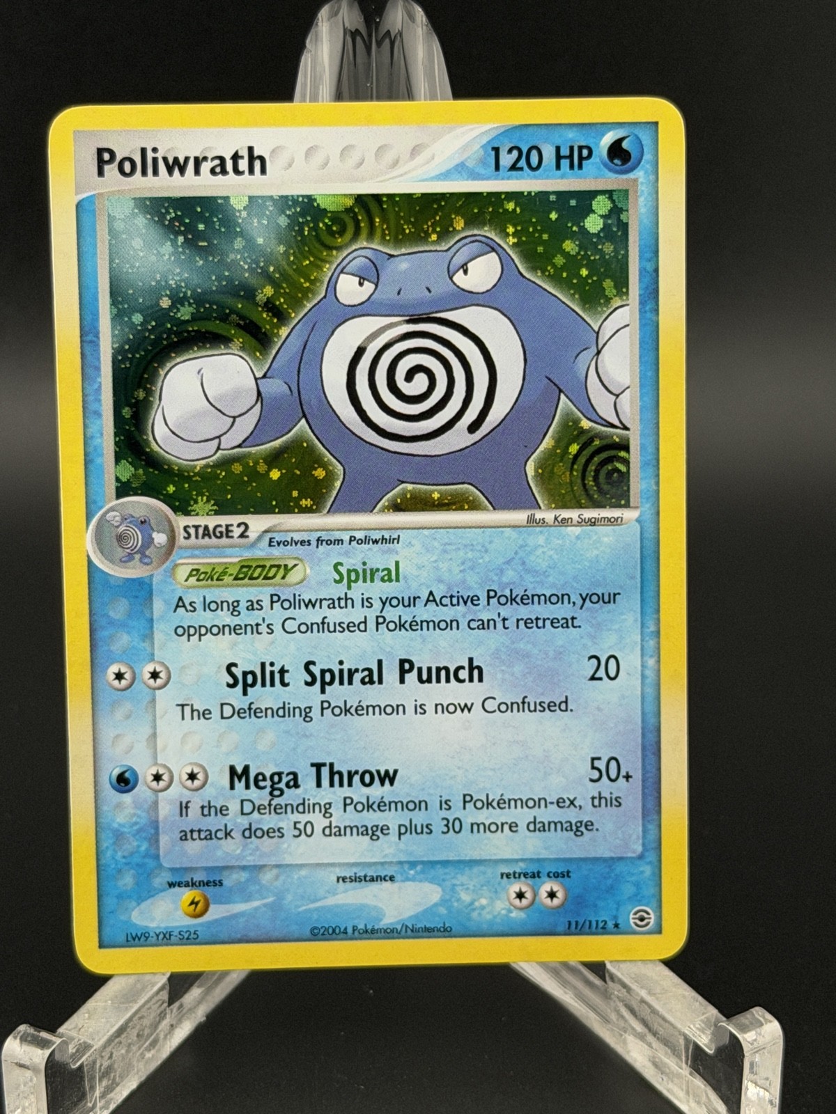 Pokemon Poliwrath 11/112 EX FireRed & LeafGreen Holo Pokemon Poliwrath 11/112 EX FireRed & LeafGreen Holo