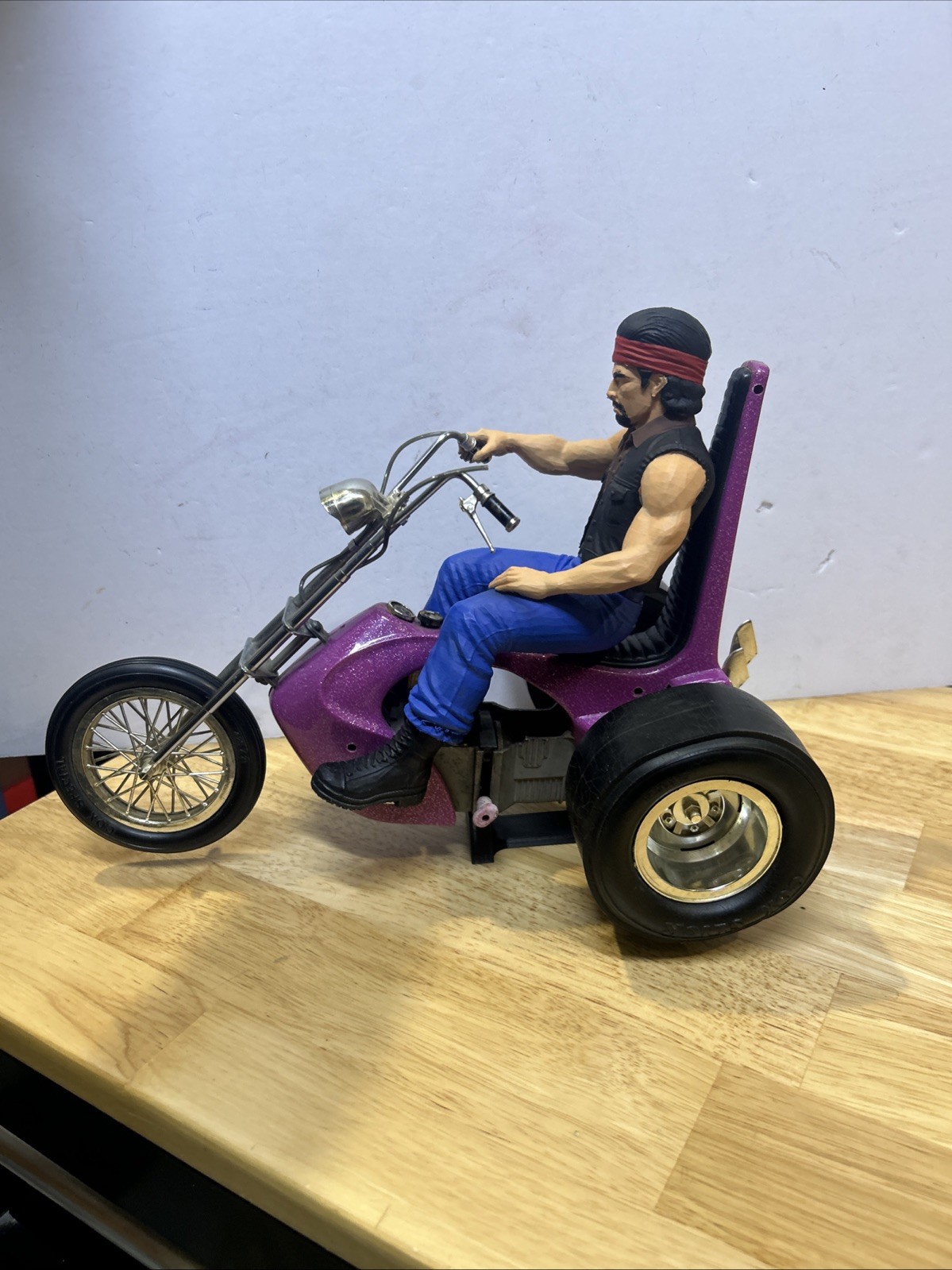 Vintage Cox Gas Powered .049 Metalflake Chopper Trike 70's CUSTOM RIDER FIGURE Vintage Cox Gas Powered .049 Metalflake Chopper Trike 70's CUSTOM RIDER FIGURE