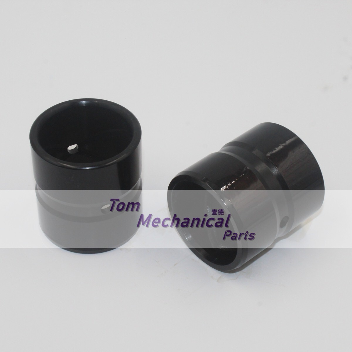 2pcs 45*65*45mm (ID*OD*H) Bucket Bushing For Excavator Steel Bearing
