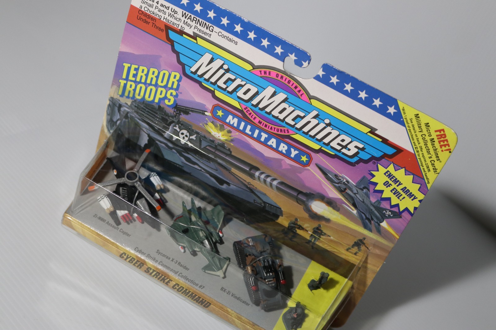 1993 Galoob Micro Machines Military Terror Troops Cyber Strike Command #7 Sealed