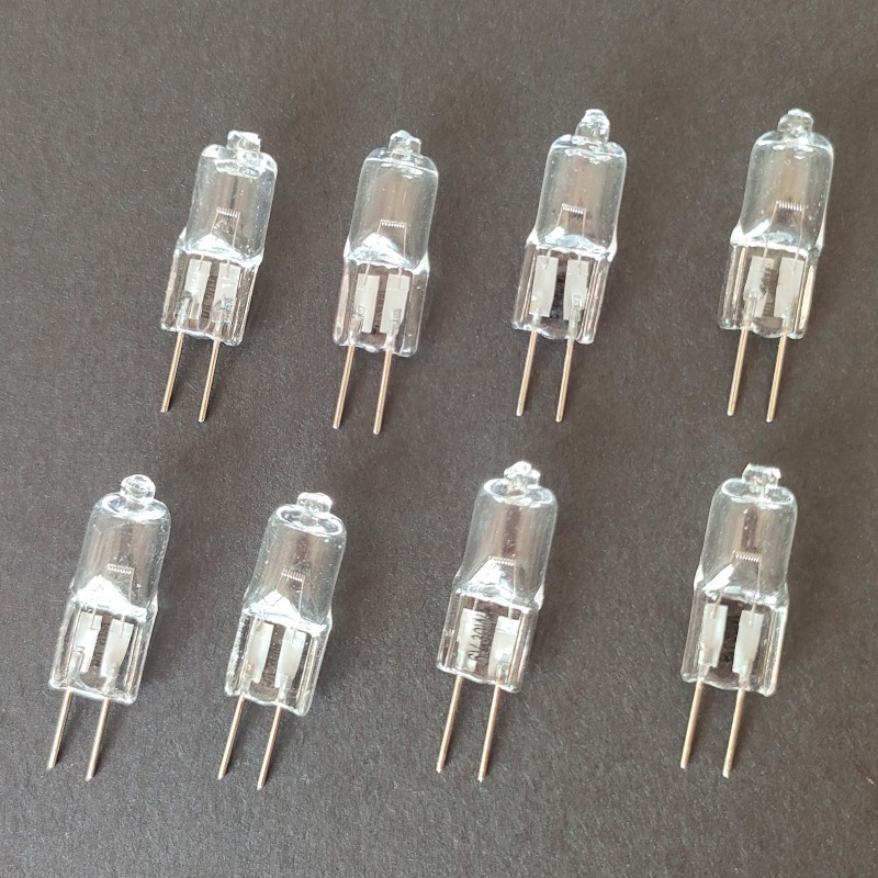 2pc 10pcs 5W 10W 15W 20W 25W 30W 6V G4 Microscope Light Bulb Lamp Halogen Beads