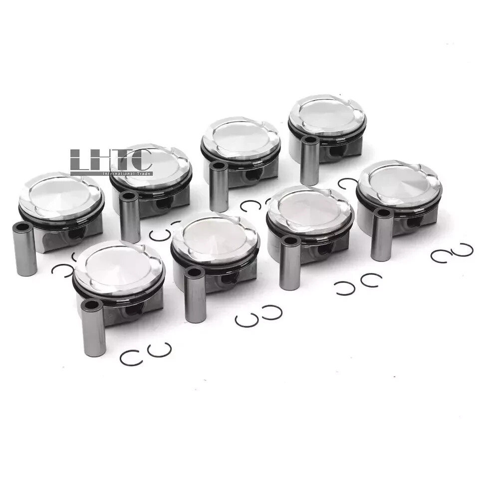 8cyl Pistons & Rings Set STD For BMW M5 M6 X5 X6 M F10 F85 F86 S63N S63R 4.4 V8