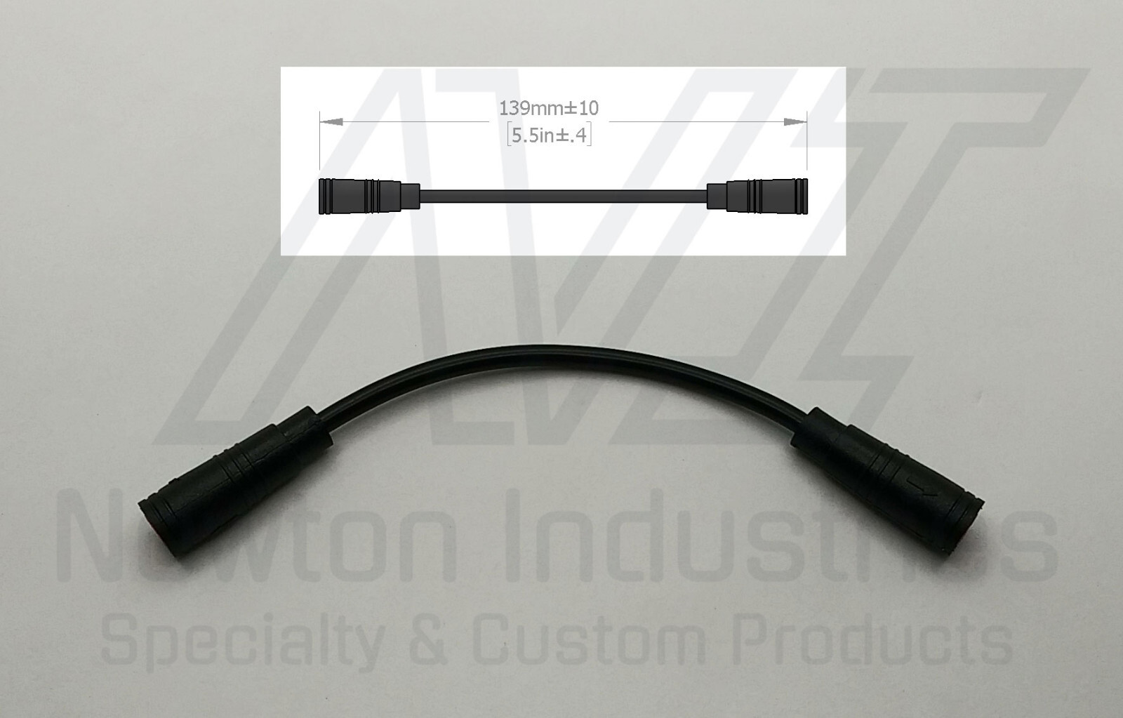 eBike Julet 2-PIN Red 14cm FEMALE to FEMALE Coupler Cable Magura Juiced WatProof
