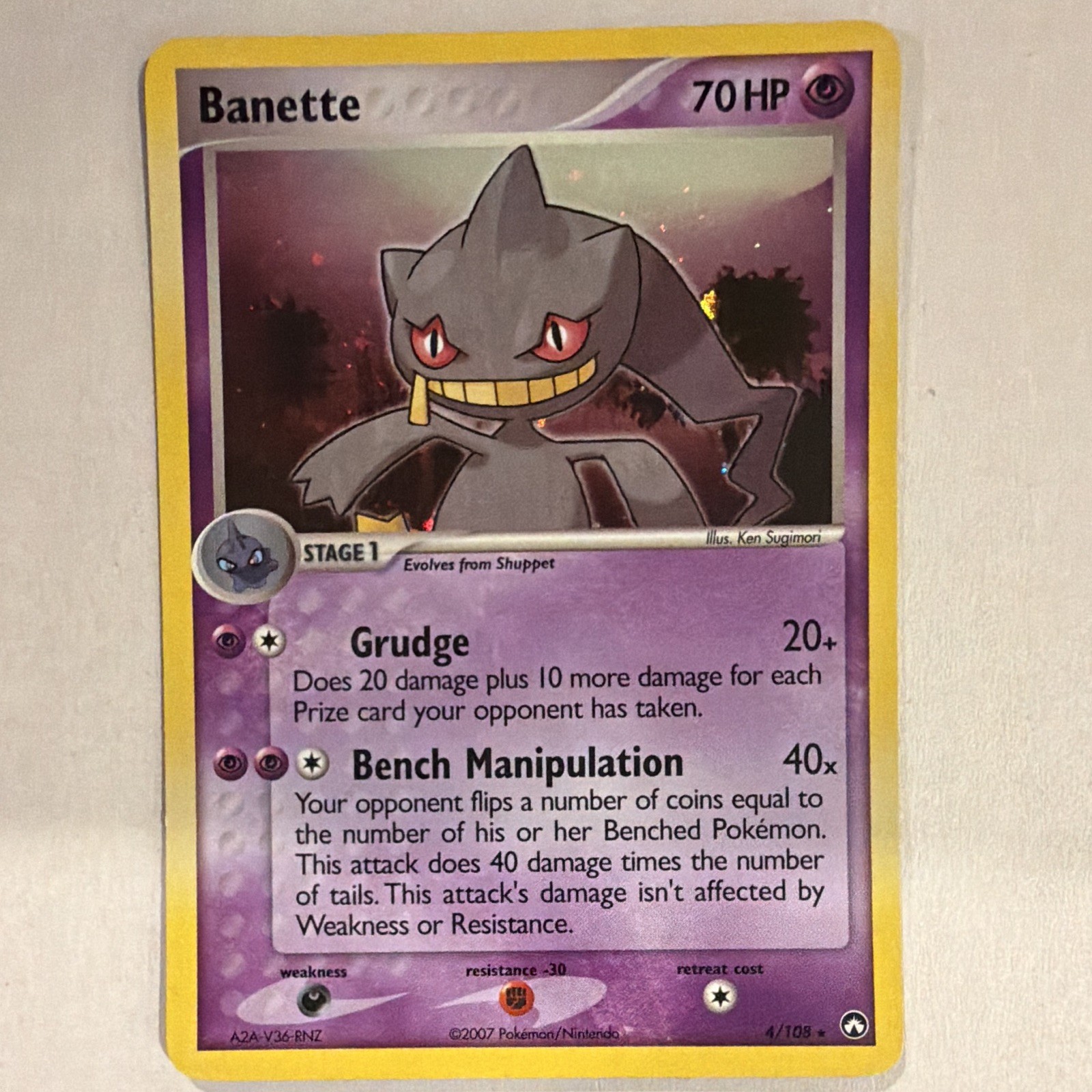 Banette 4/108 EX Power Keepers Holo Rare Holo 70 HP Stage 1 Pokémon TCG Banette 4/108 EX Power Keepers Holo Rare Holo 70 HP Stage 1 Pokémon TCG