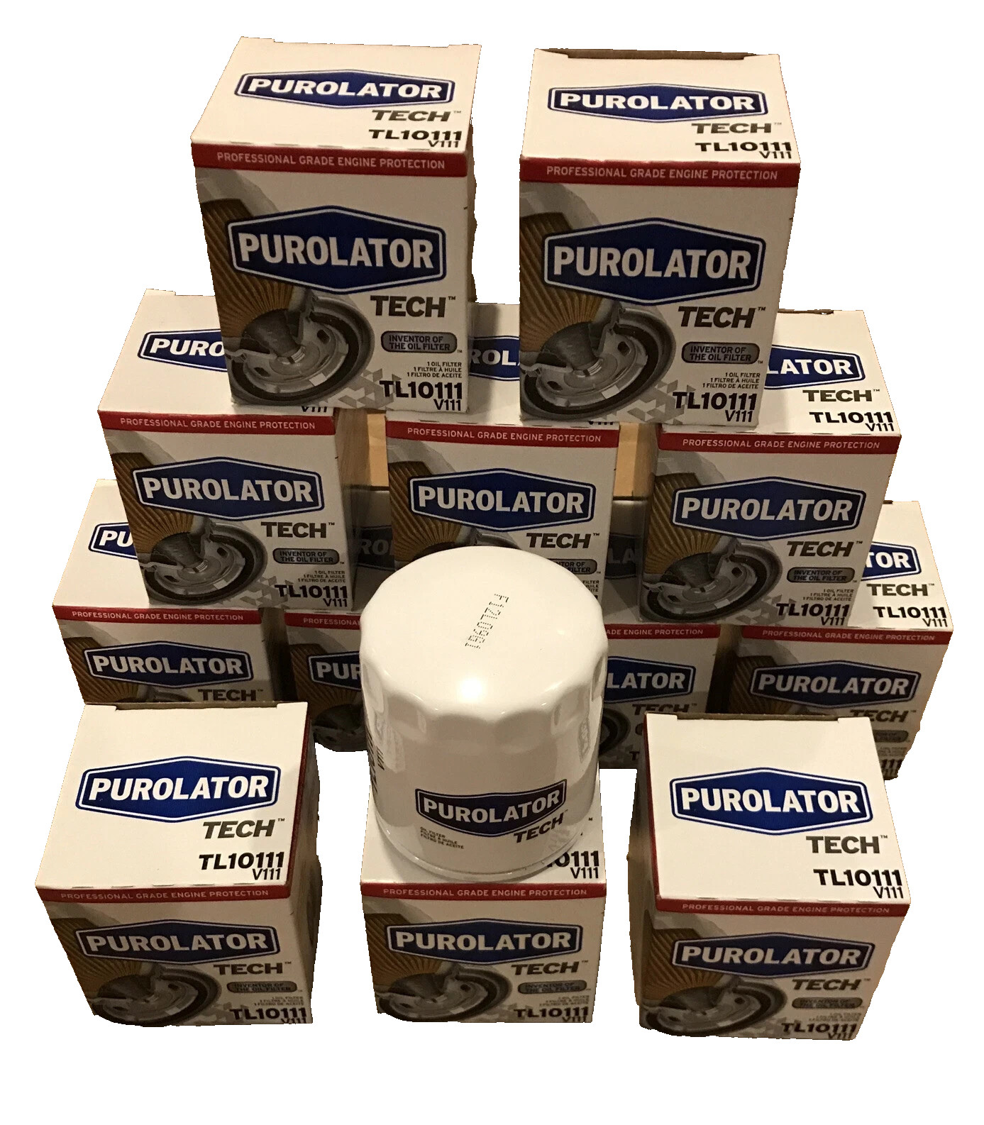 NEW CASE Pack of 12 Purolator Tech TL10111 Engine Oil Filter NEW CASE Pack of 12 Purolator Tech TL10111 Engine Oil Filter