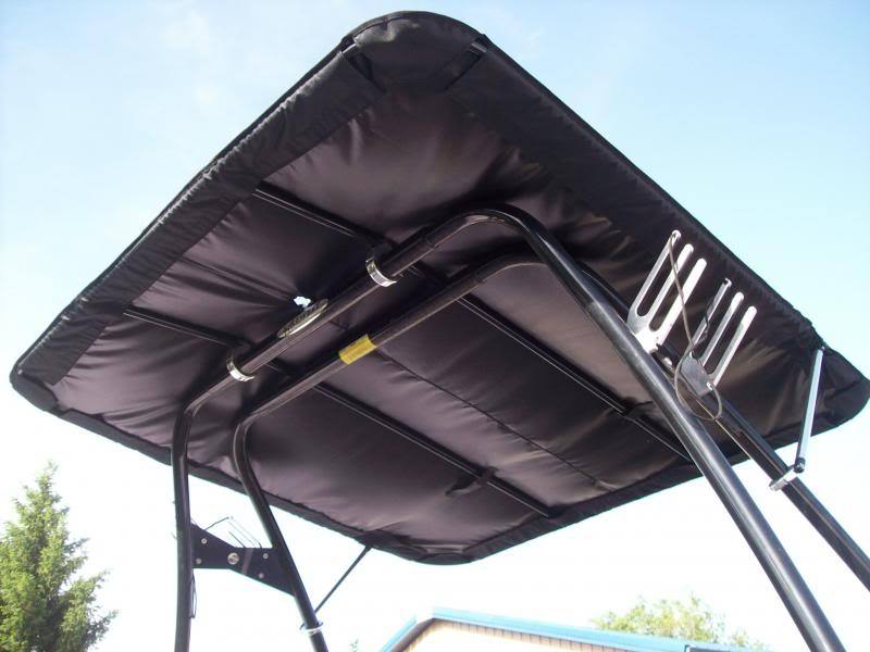 BIMINI SHADE CANOPY mounts above wakeboard tower wake board, EXTRA LARGE 6.5x6.5