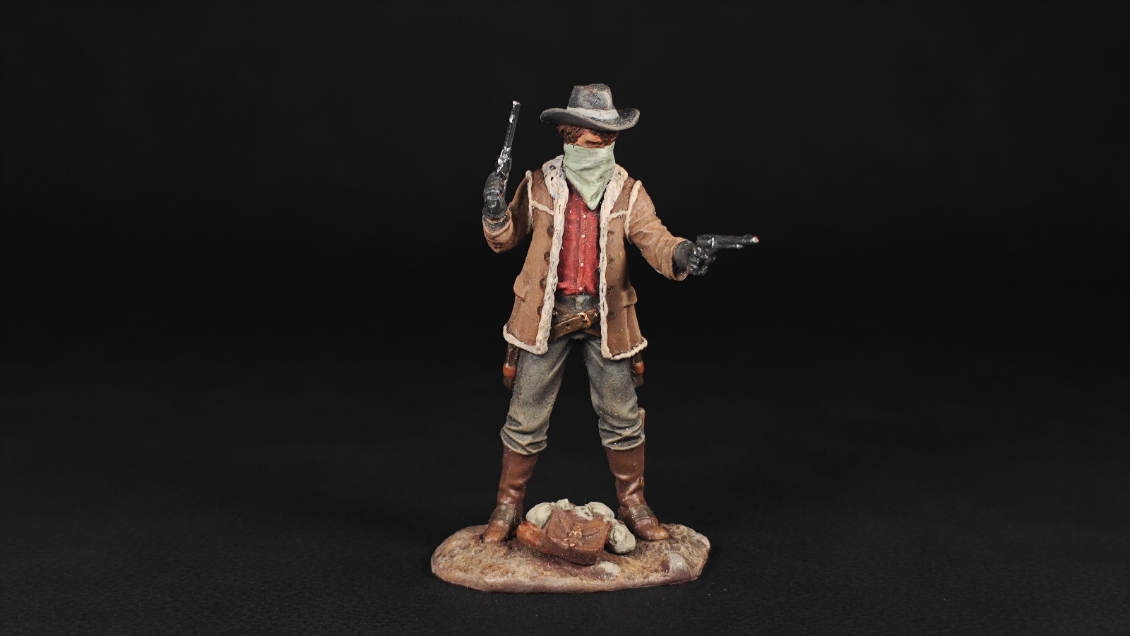 Billy the Kid (Henry McCarty)  Collectible Painted Tin Soldier 54mm, Scale 1:32