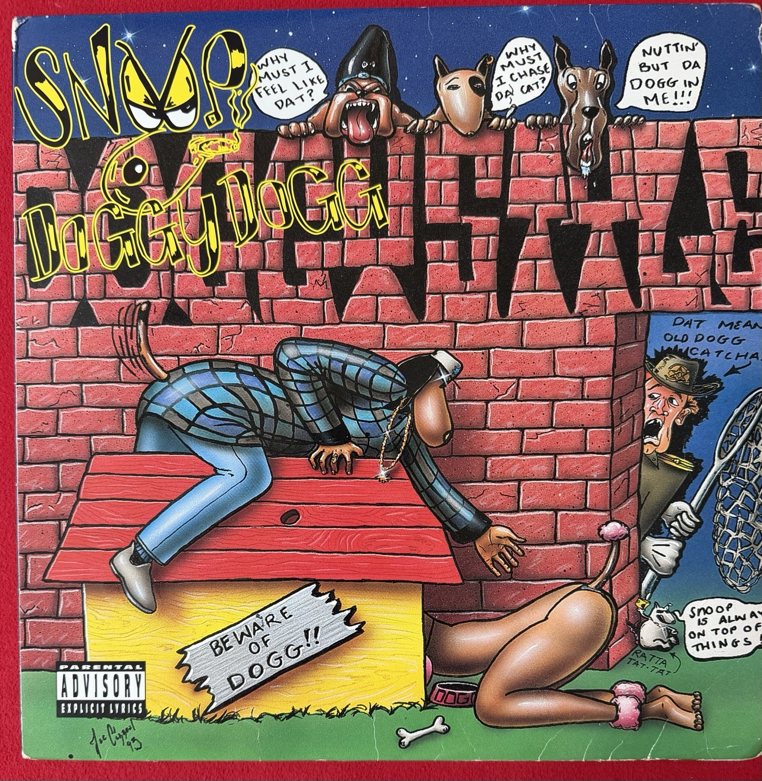 SNOOP DOGGY DOGG DOGGYSTYLE 1993 LP VG+ Vinyl 1st Press Death Row Records SNOOP DOGGY DOGG DOGGYSTYLE 1993 LP VG+ Vinyl 1st Press Death Row Records