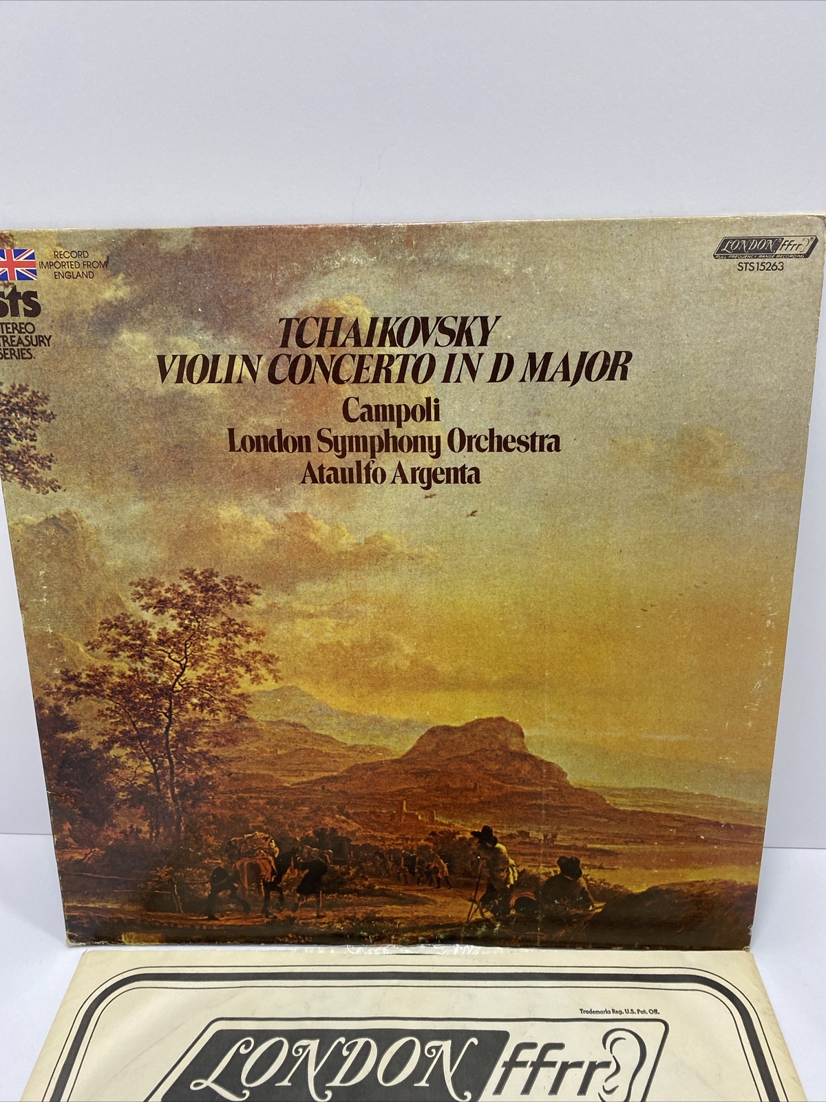 Tchaikovsky Violin Concerto in D Major Campoli London S.O. Ataulfo Argenta LP