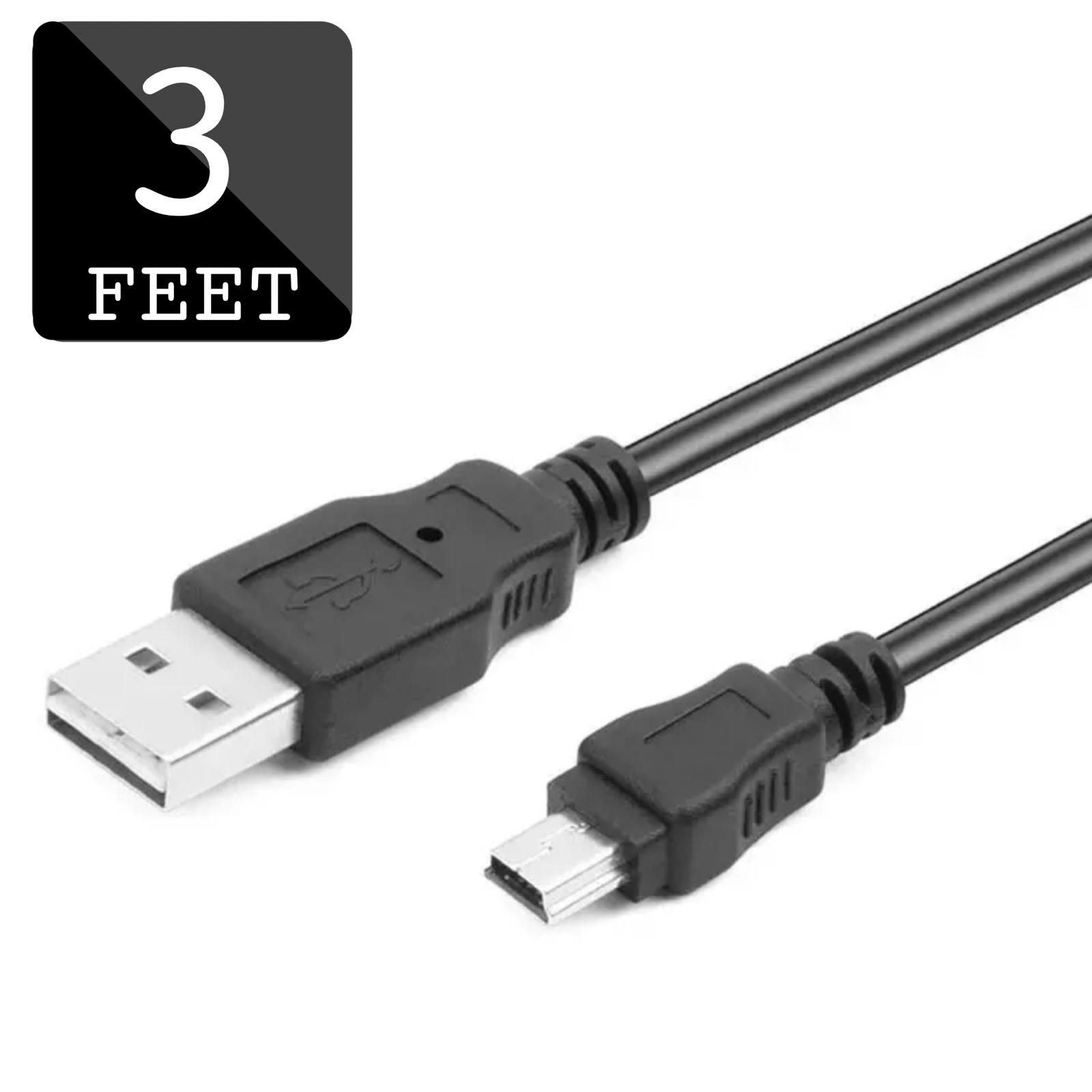 🔥3/6/10 FT Mini USB Data Sync Charging Cable Cord Sat Nav Dash Cam 1080p HD 2.0