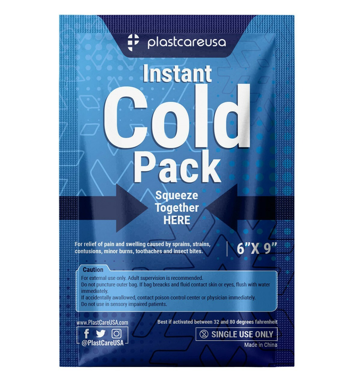 400 Bulk Disposable Cold Packs Ice Packs for Injuries Swelling Muscle Pain 6x9