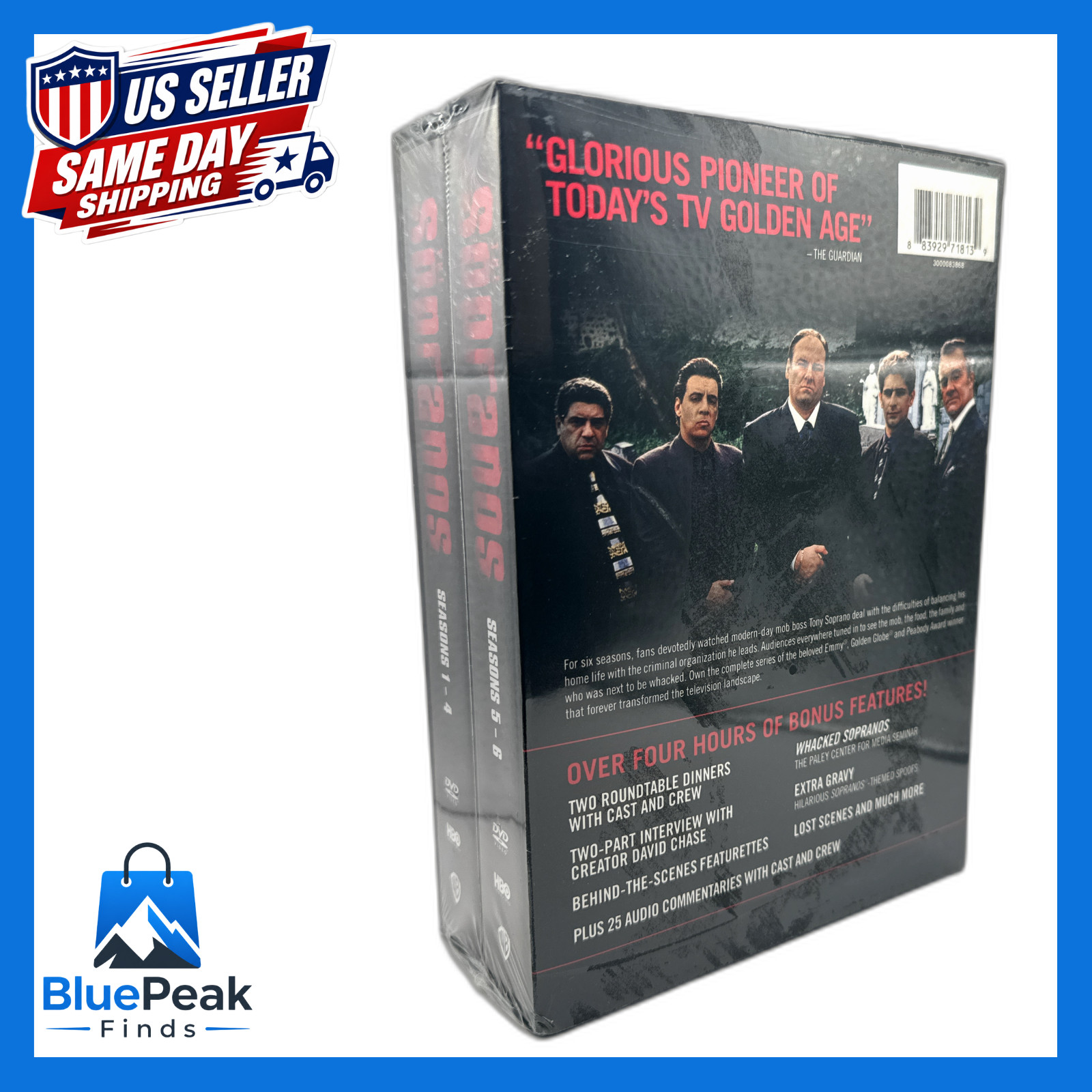 The Sopranos Complete Series DVD Box Set Seasons 1-6, 30 Discs, New R1